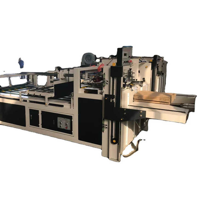 Collage du dossier de colle machine automatique de fabrication de boîtes ondulées 2800mm entraîné pneumatique