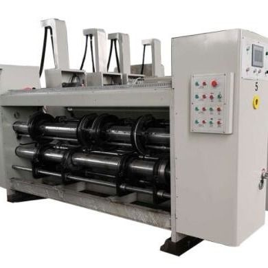 5 machine de découpage rotatoire du pli 18kw pour la machine d'impression ondulée de boîte 14T