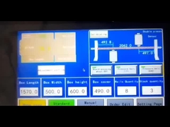 Semi-Auto 2000mm boîte ondulée machine à coudre carton agrafeur fil pneumatique entraîné