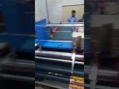 Machine à coller en carton semi-automatique à double alimentation pour carton ondulé