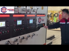 Machine ondulée de fabrication de cartons de carton