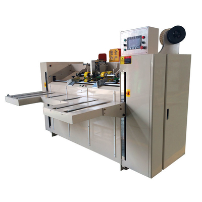 Machine piquante d'une seule pièce de boîte semi automatique de carton pour en carton ondulé