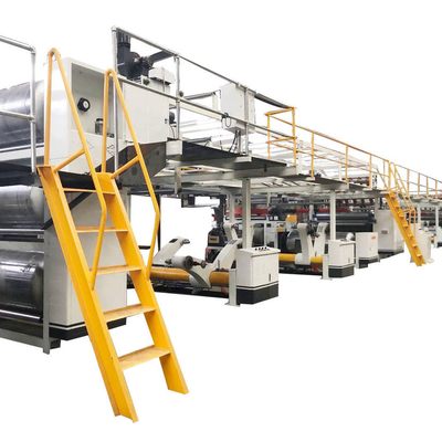 Chaîne de production de carton ondulé de delta de 5 couches A cannelure de machine de carton