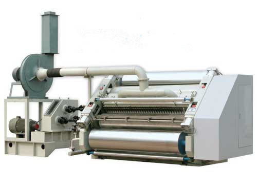 Le visage simple e cannelure de 2 plis a ridé le carton rendant la machine automatique
