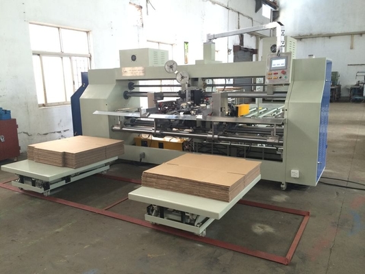 Agrafeuse piquante de carton de machine 2000mm ondulée semi automatique de boîte agrafant électrique conduit