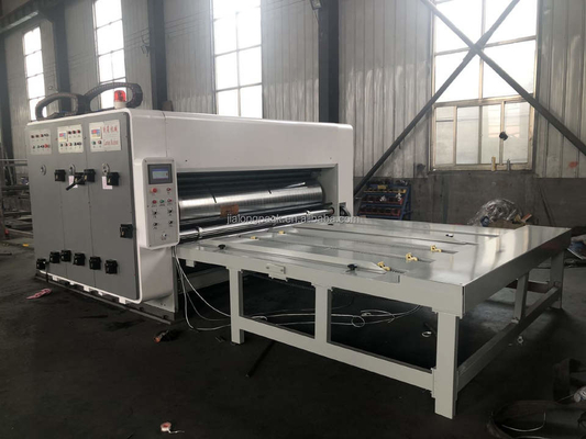 Ridé cartonnez l'imprimante Slotter Die Cutter de Flexo de 4 couleurs semi automatique