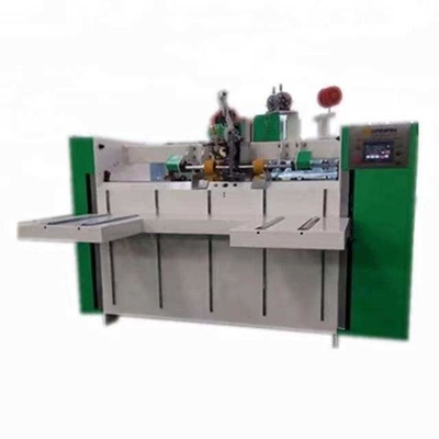 Machine de piqûre de boîte en carton ondulé quatre servo manuel