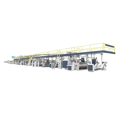 Machine ondulée de boîte de carton de pince automatique faisant la chaîne de production de carton