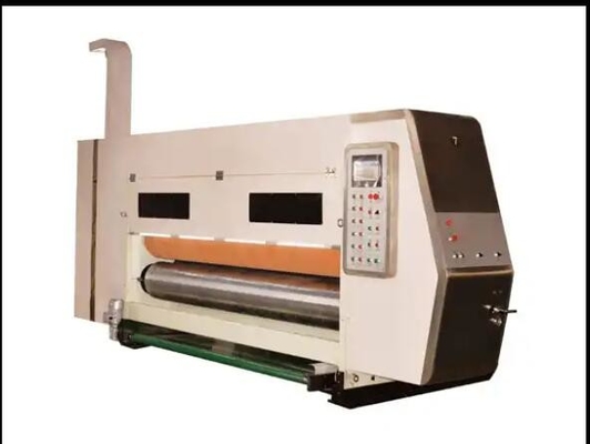 Machine à fonder des boîtes ondulées à imprimante PLC flexopréciseuse entièrement automatique