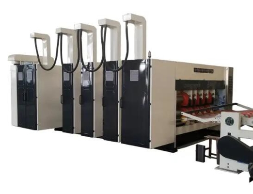 Machine d'impression de boîtes de carton ondulées informatisées à haute précision