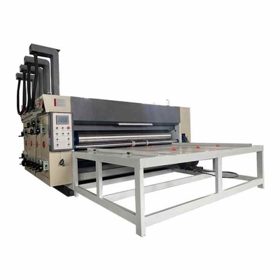 Deux couleurs boîte ondulée fabricant machine d'impression Slotter rotative découpeuse à matrices