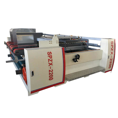 Machine à carton ondulé à double dossier à colle 380V