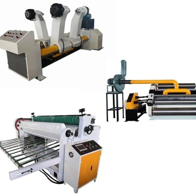 Ligne de production de carton ondulé informatisé pour deux couches