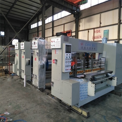 Machine automatique d'impression à la découpe sous pression, de fente, de carton et de carton