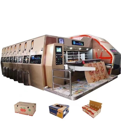 Machine à découper à la vitesse élevée pour la fabrication de boîtes de carton ondulé à quatre couleurs
