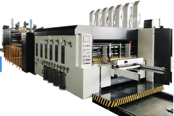 Ligne complètement automatique de colle de Slotter Die Cutter de la boîte deux d'imprimante ondulée de la couleur 2mm Flexo