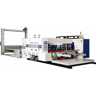 Le CE imprimante Slotter Die Cutter de Flexo de 5 plis a ridé la boîte de carton
