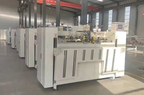 2 morceaux grande vitesse servo d'agrafeuse ondulée semi automatique de boîte de double